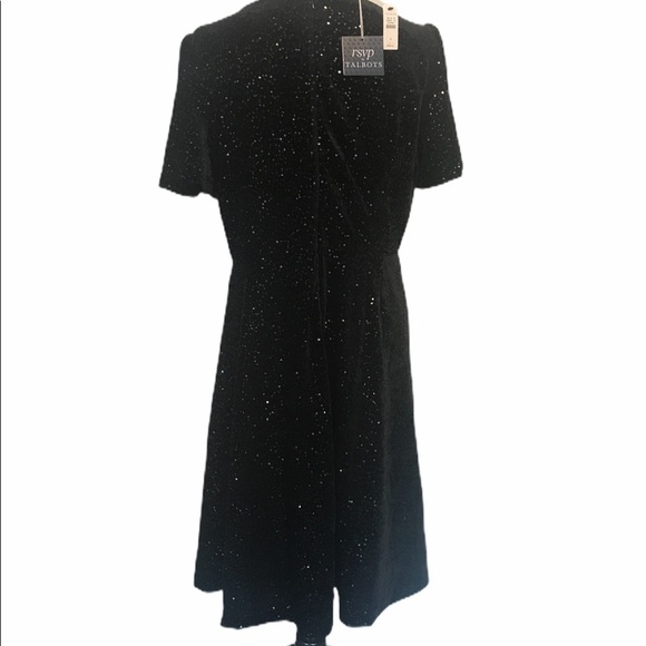 🆕 Talbots RSVP Black Sequin Crushed Velvet… - Picture 3 of 5